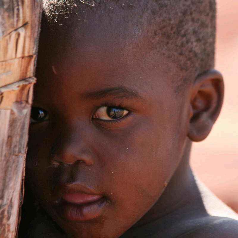 Porträt eines Kindes in Sambia