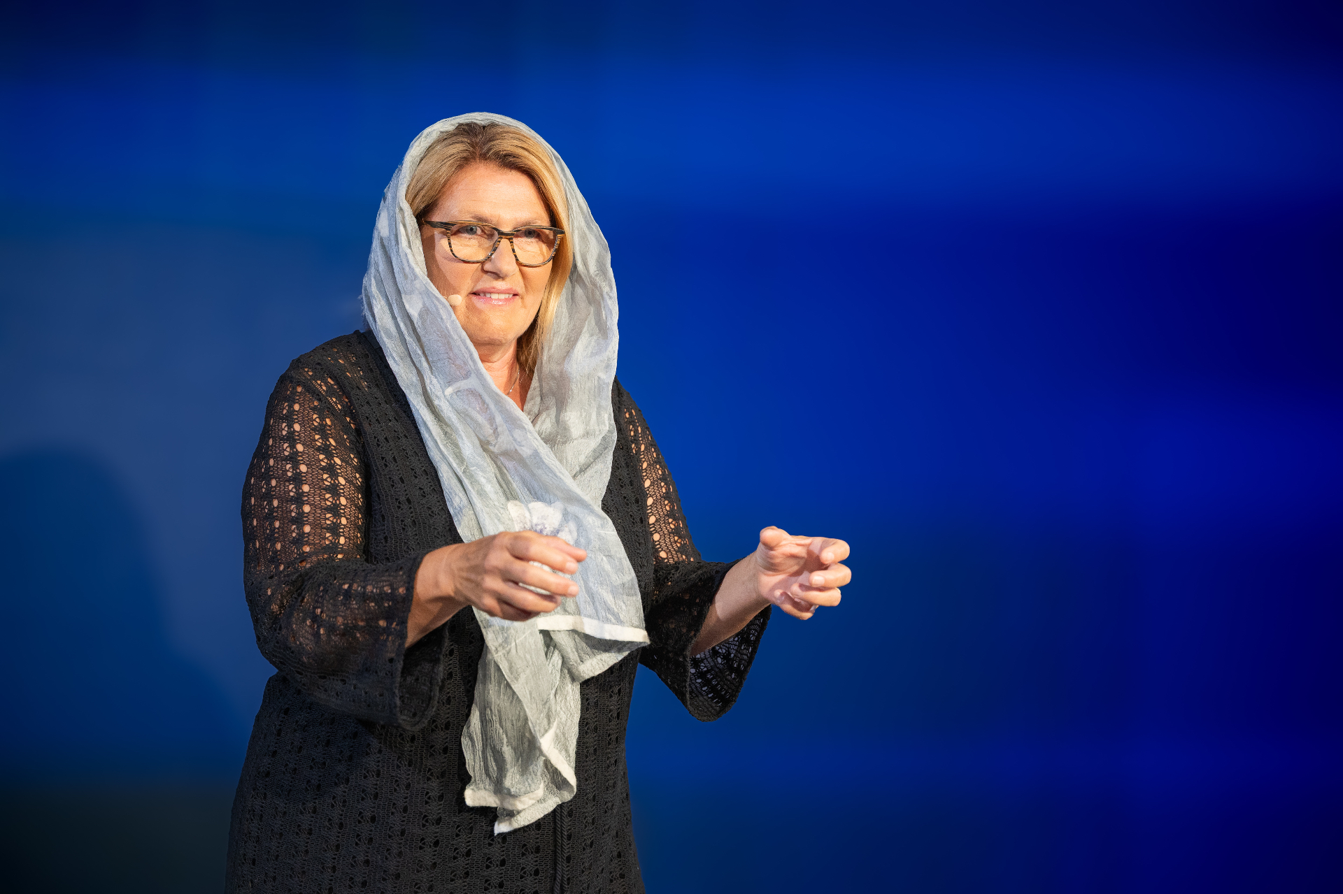 Yvonne Frei auf der Bühne
